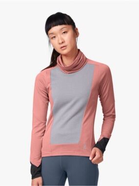 On Running Weather Shirt Dust Rose Pink Women’s Size M Active Workout Run Walk